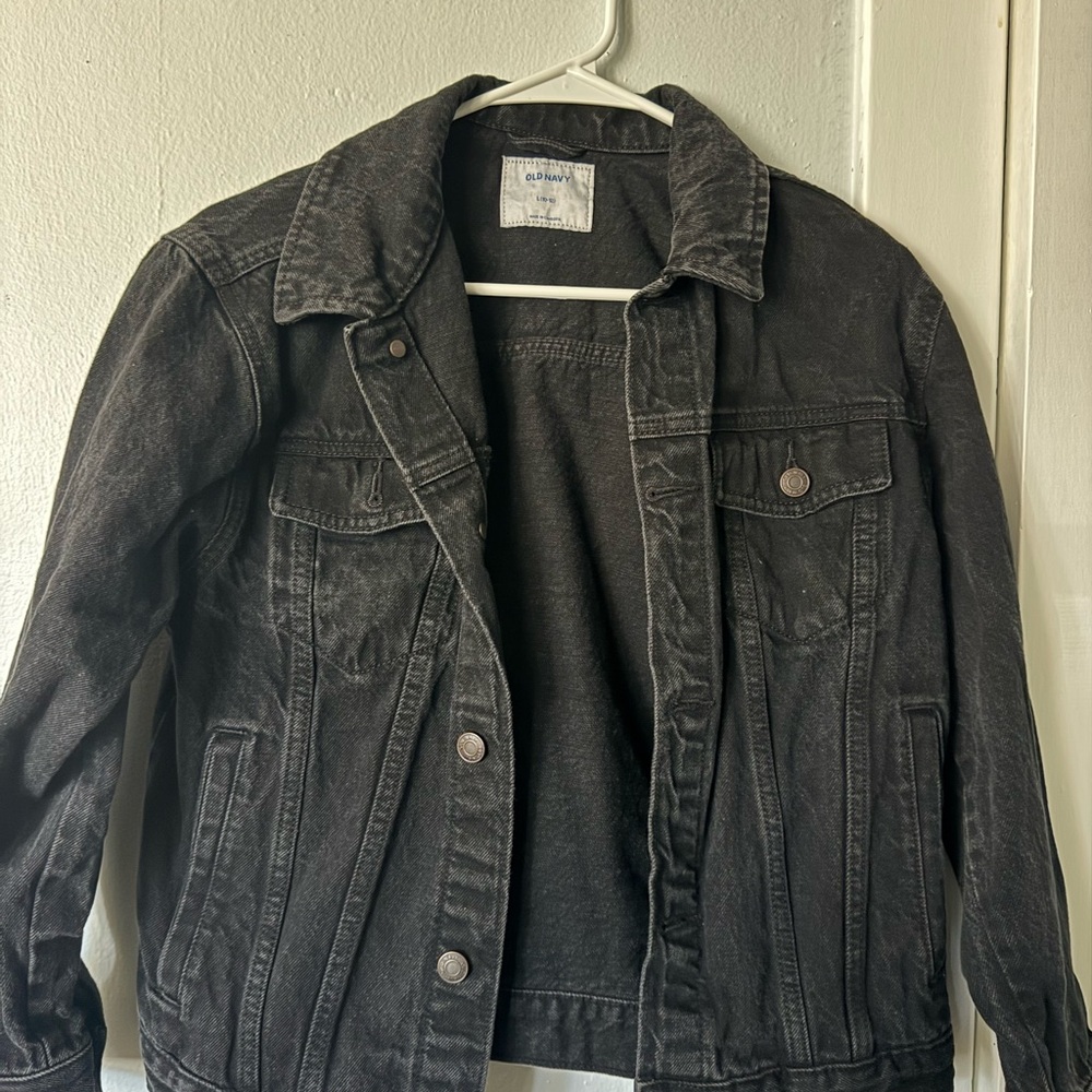 Old Navy Charcoal Denim Jacket